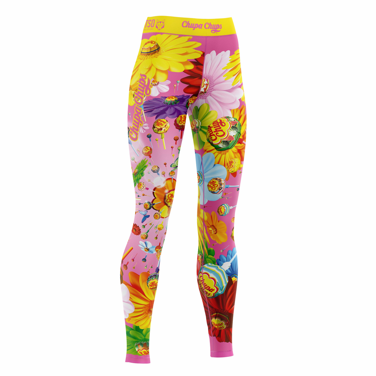 OTSO Damen Sportleggings - Chupa Chups Flavours World – Produktansicht