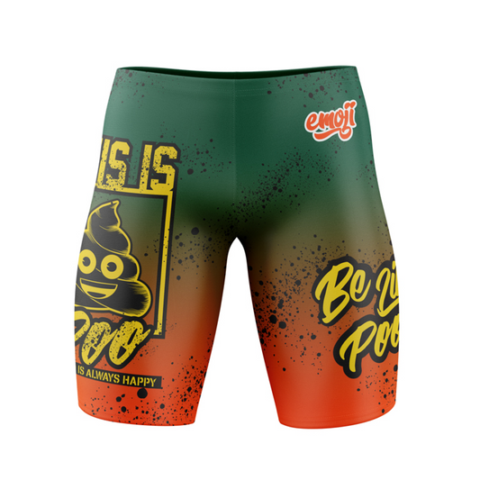 OTSO Jammer-Badehose - Emoji Be like Poo – Produktansicht