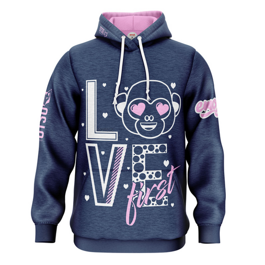 OTSO Hoodie - Emoji Love First – Produktansicht