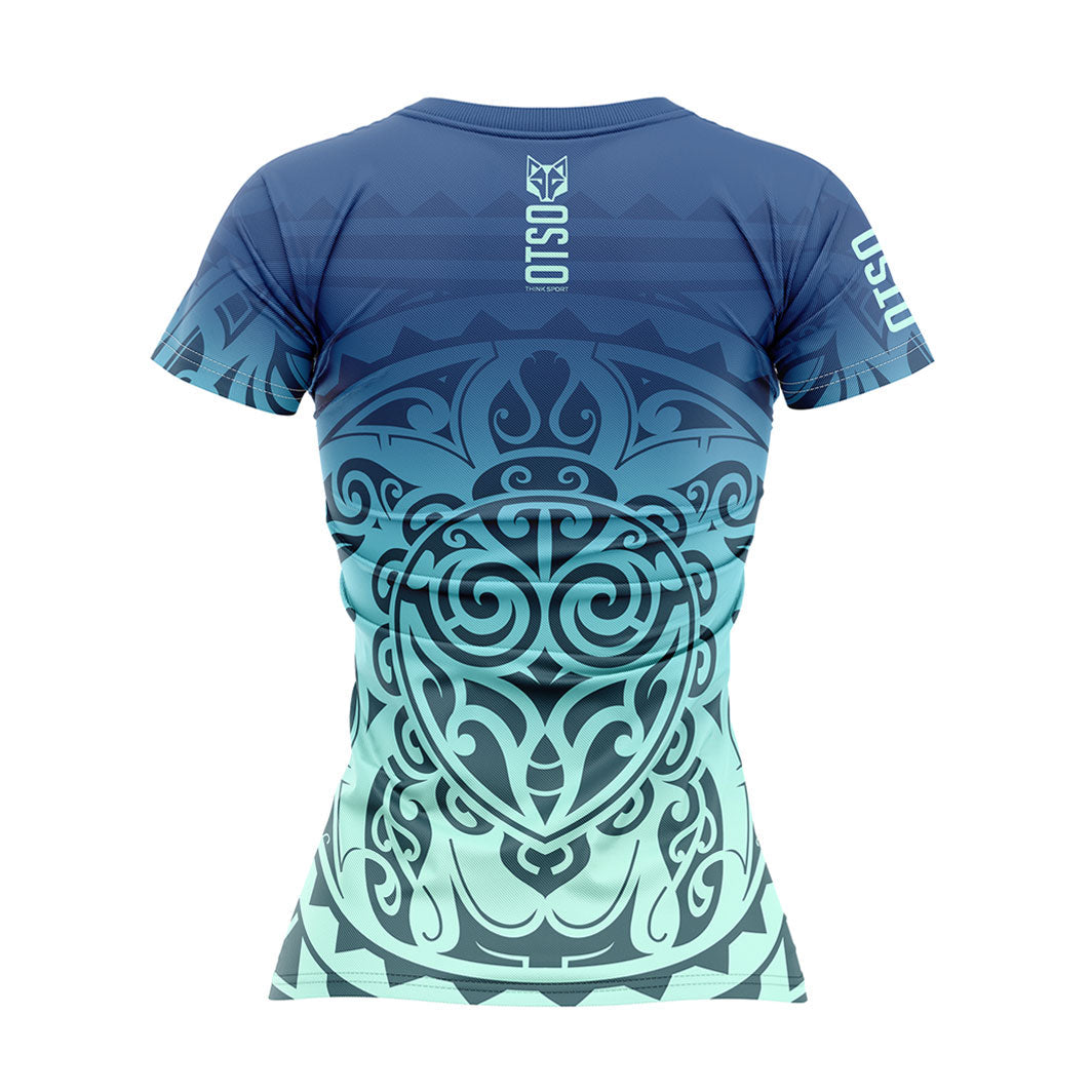 OTSO Damen Kurzarm-Funktionsshirt - Maori Kahurangi – Produktansicht 2