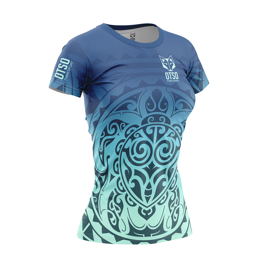 OTSO Damen Kurzarm-Funktionsshirt - Maori Kahurangi – Produktansicht