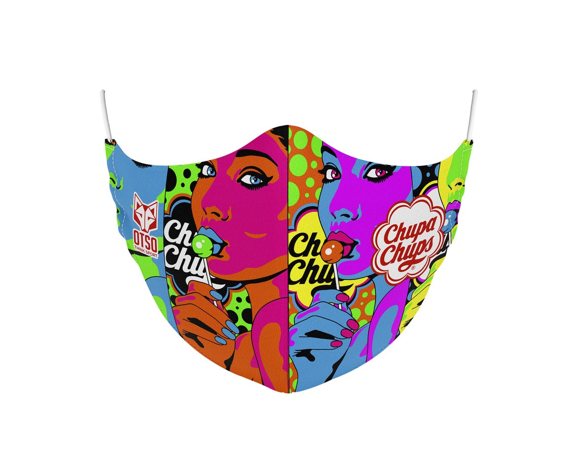 OTSO Gesichtsmaske Chupa Chups Warhool – Produktansicht