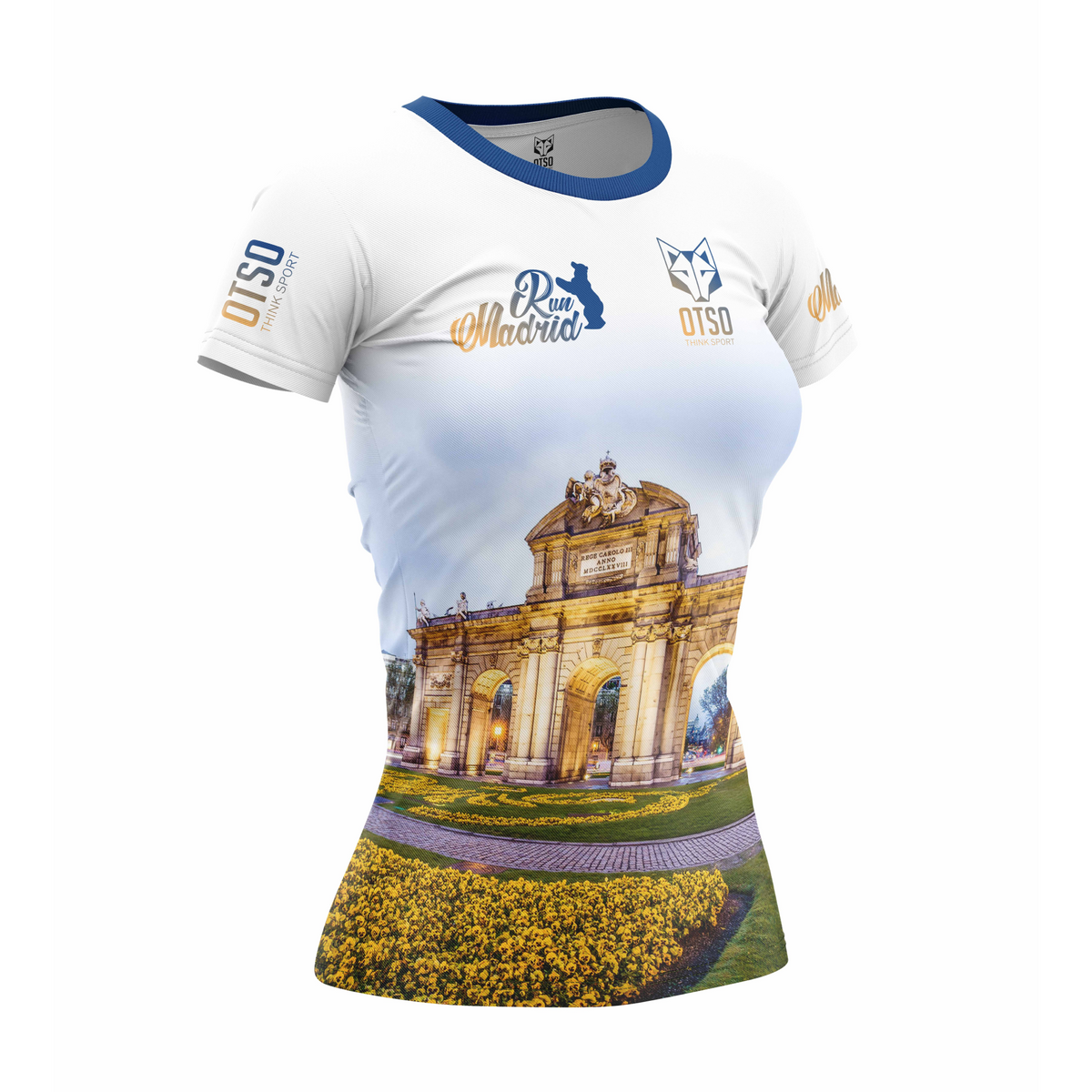 OTSO Damen Kurzarm-Funktionsshirt - Run Madrid 2025 – Produktansicht