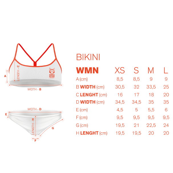 OTSO Sportbikini - S.W.Smiley World Vibes – Produktansicht 2