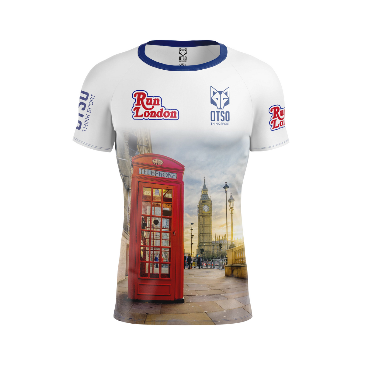 OTSO Herren Kurzarm-Funktionsshirt - Run London 2024 – Produktansicht