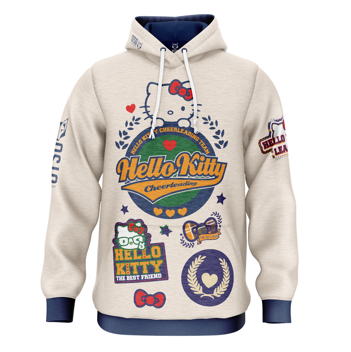 OTSO Hoodie - Hello Kitty Cheerleading – Produktansicht