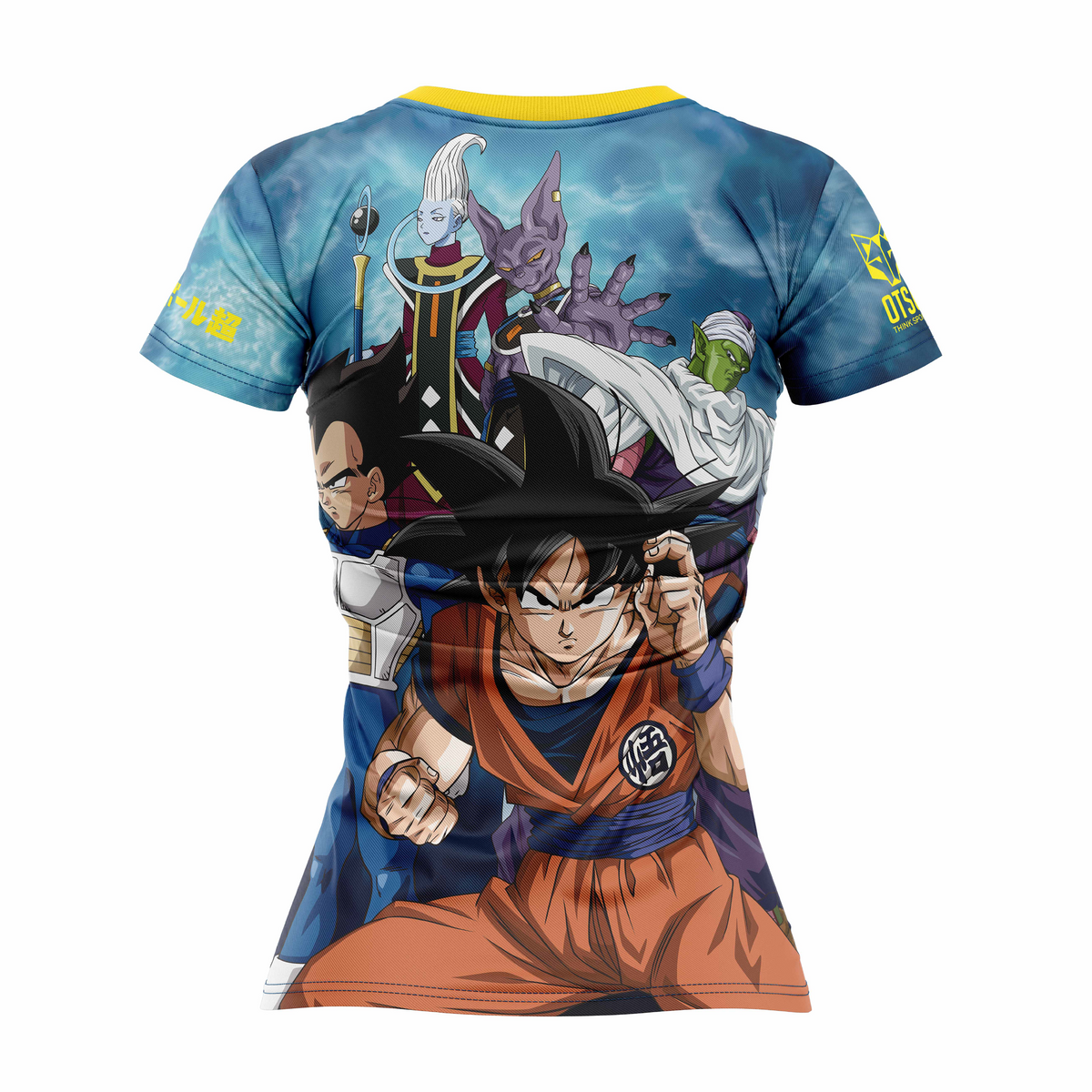 OTSO Damen Kurzarm-Funktionsshirt - Dragon Ball Super Goku Vegeta – Produktansicht 2