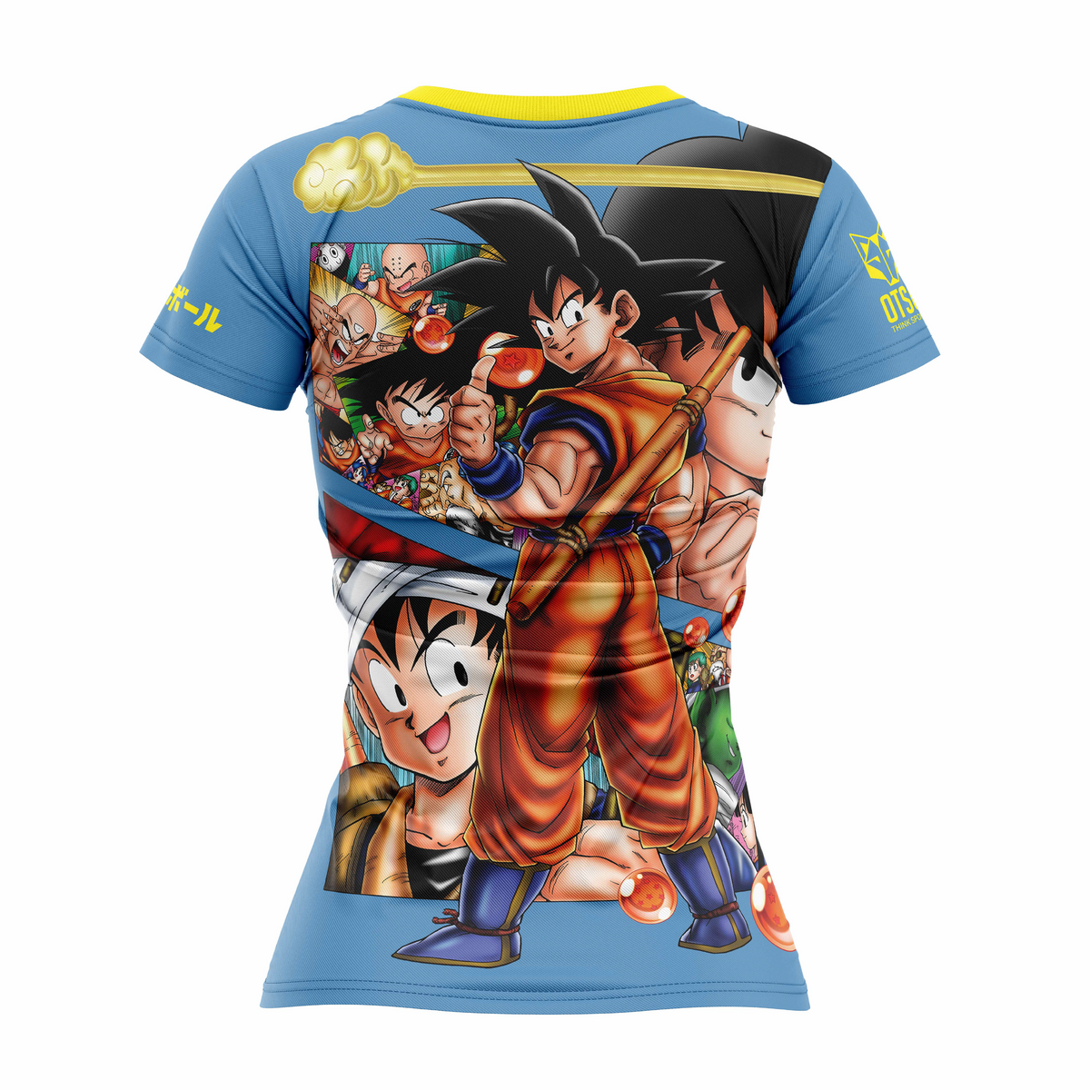 OTSO Damen Kurzarm-Funktionsshirt - Dragon Ball Balls – Produktansicht 2