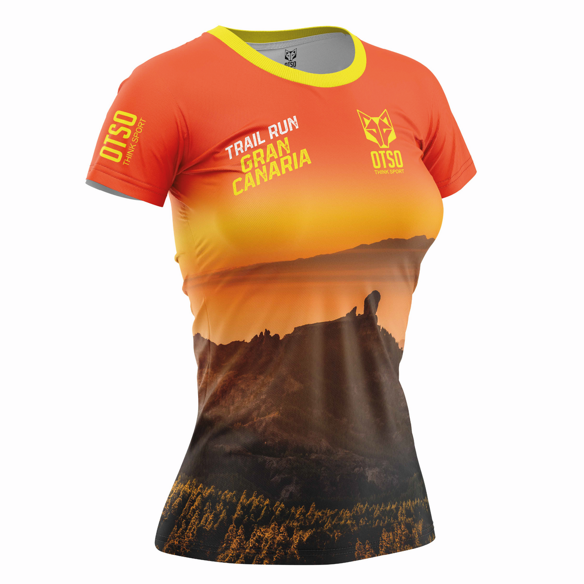 OTSO Damen Kurzarm-Funktionsshirt - Trail Run Gran canaria 2024 – Produktansicht