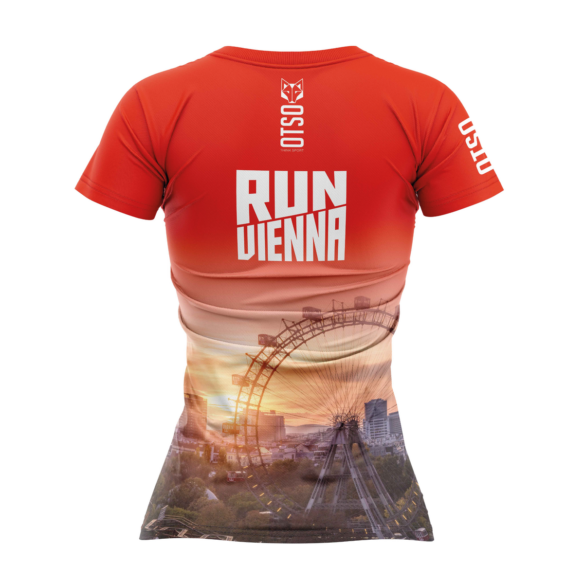 OTSO Damen Kurzarm-Funktionsshirt - Run Vienna 2024 – Produktansicht 2