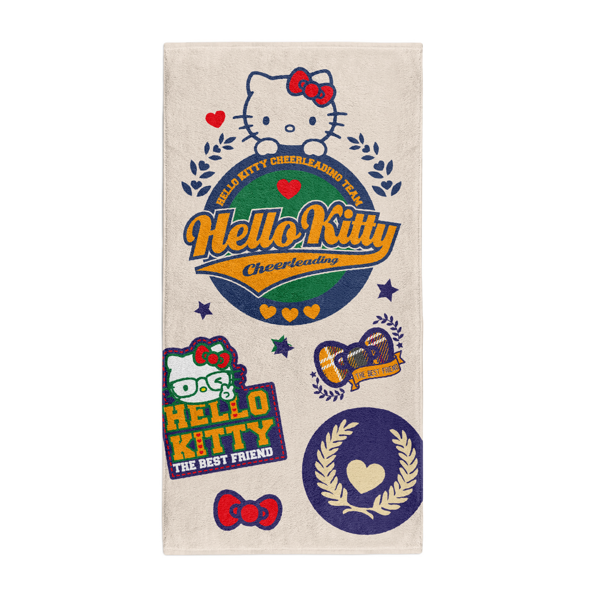 OTSO Mikrofaser-Sporthandtuch - Hello Kitty Cheerleading – Produktansicht