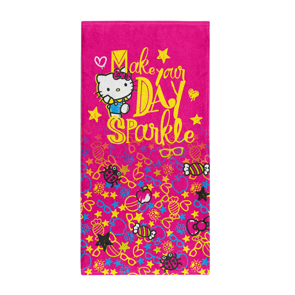 OTSO Mikrofaser-Sporthandtuch - Hello Kitty Sparkle – Produktansicht