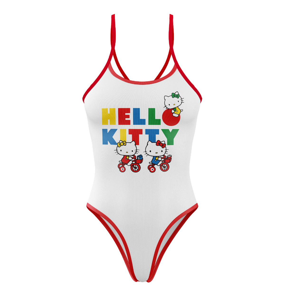 OTSO Damen/Mädchen Badeanzug - Hello Kitty Smile – Produktansicht