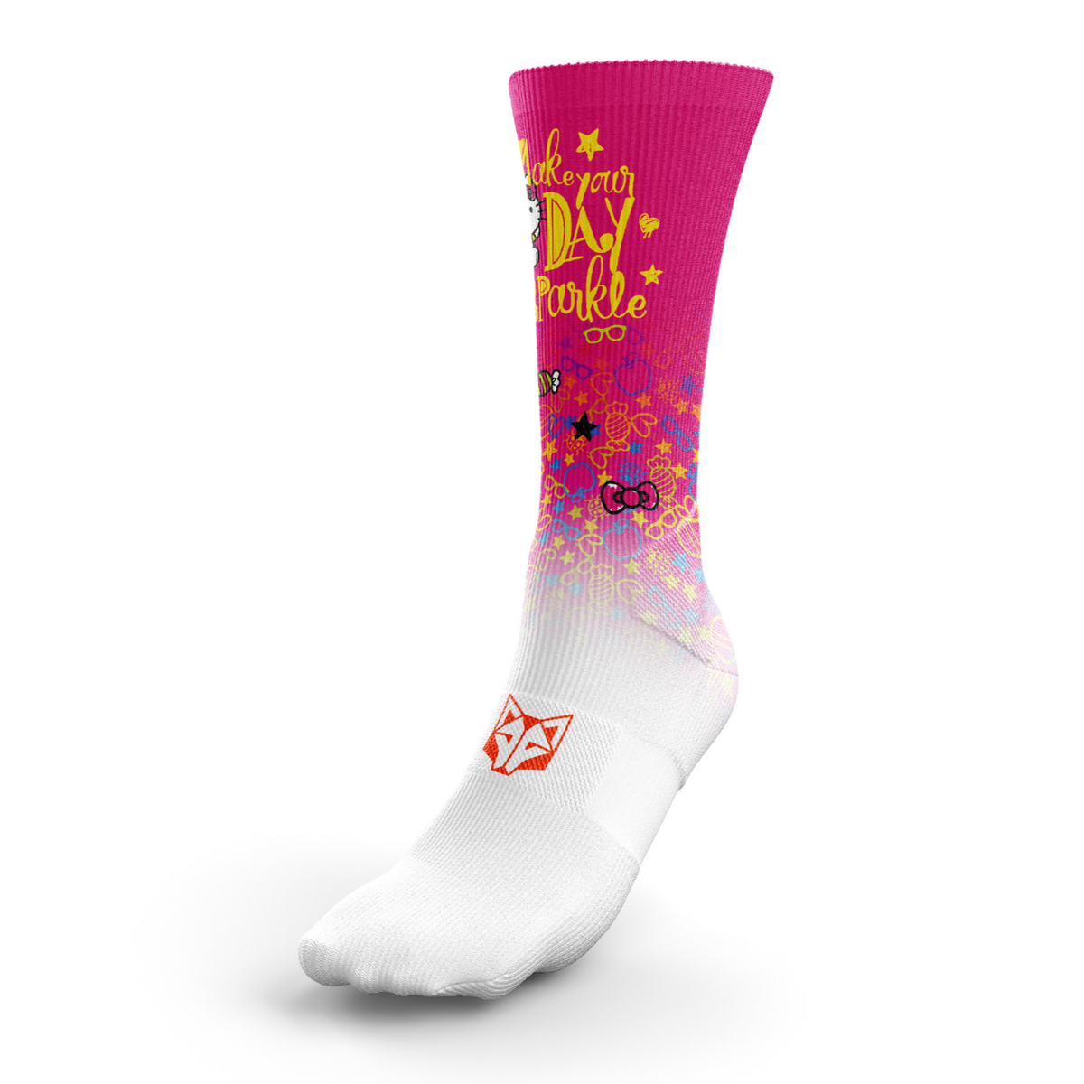 OTSO Sublimierte Sportsocken - Hello Kitty Sparkle – Produktansicht