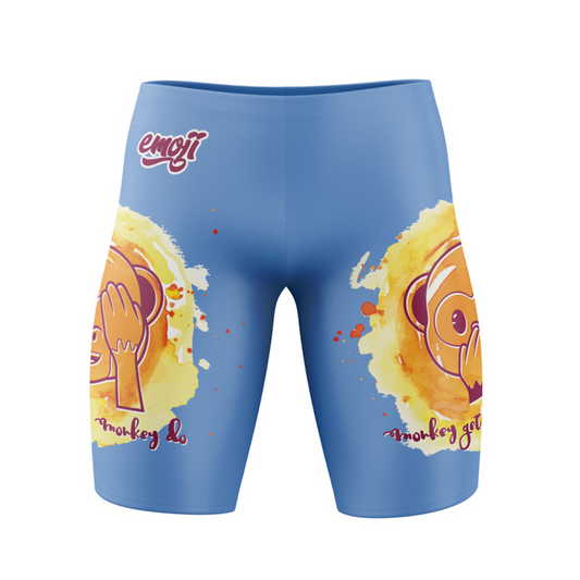 OTSO Jammer-Badehose - Emoji Monkey See – Produktansicht