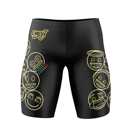 OTSO Jammer-Badehose - Emoji Neon Faces – Produktansicht