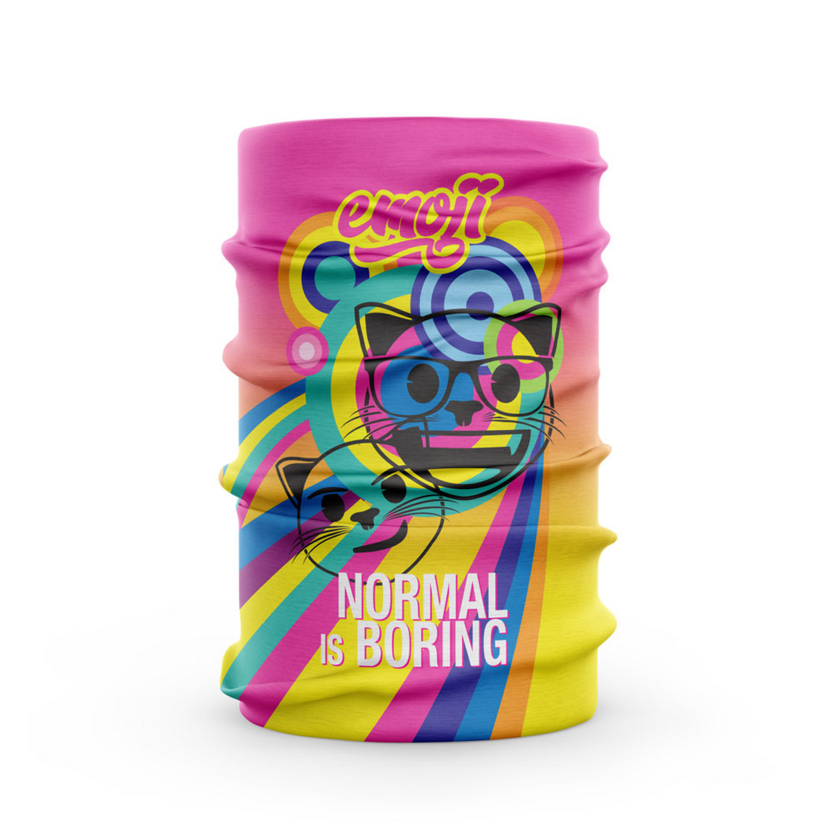 OTSO Multifunktionstuch - Emoji Normal Is Boring – Produktansicht