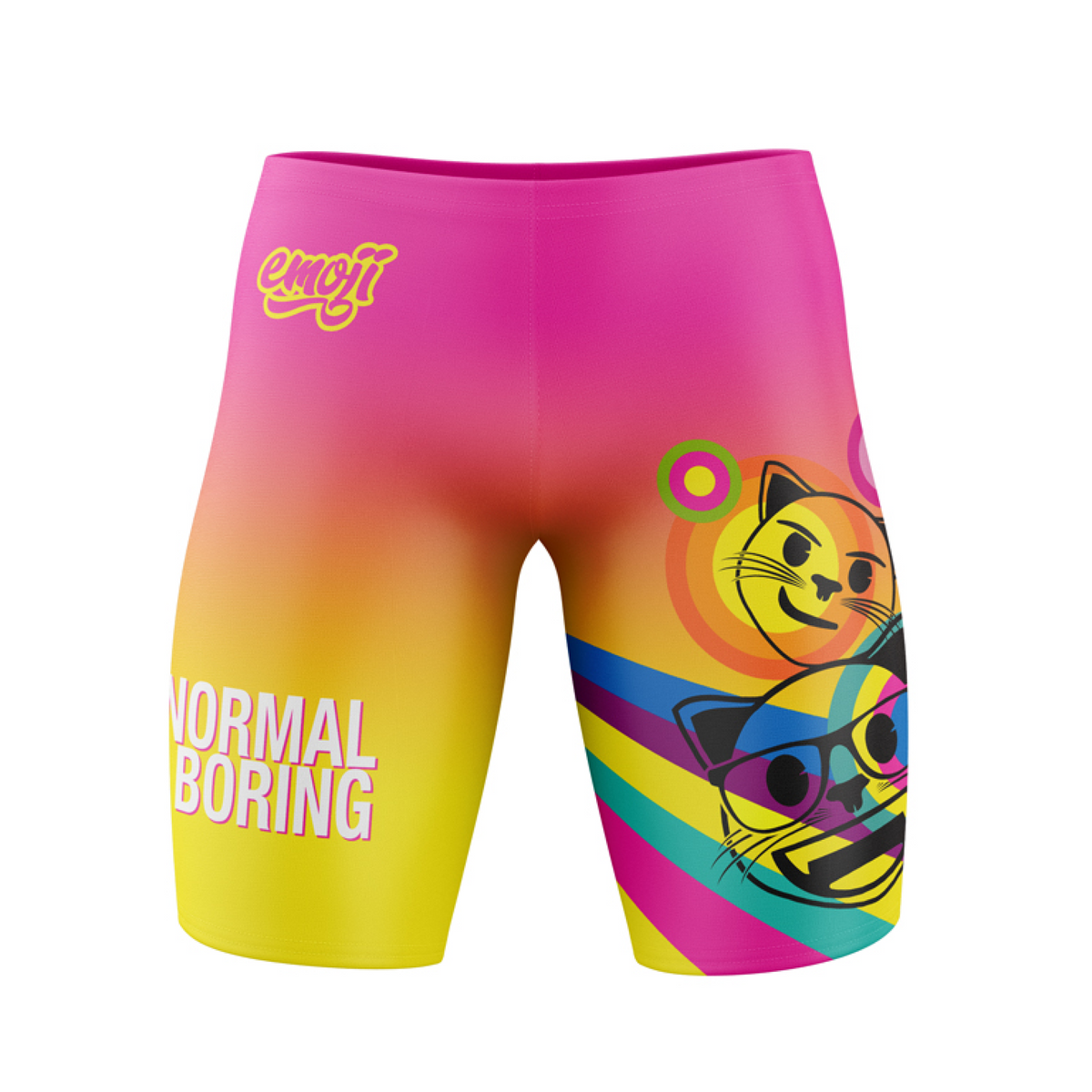 OTSO Jammer-Badehose - Emoji Normal Is Boring – Produktansicht