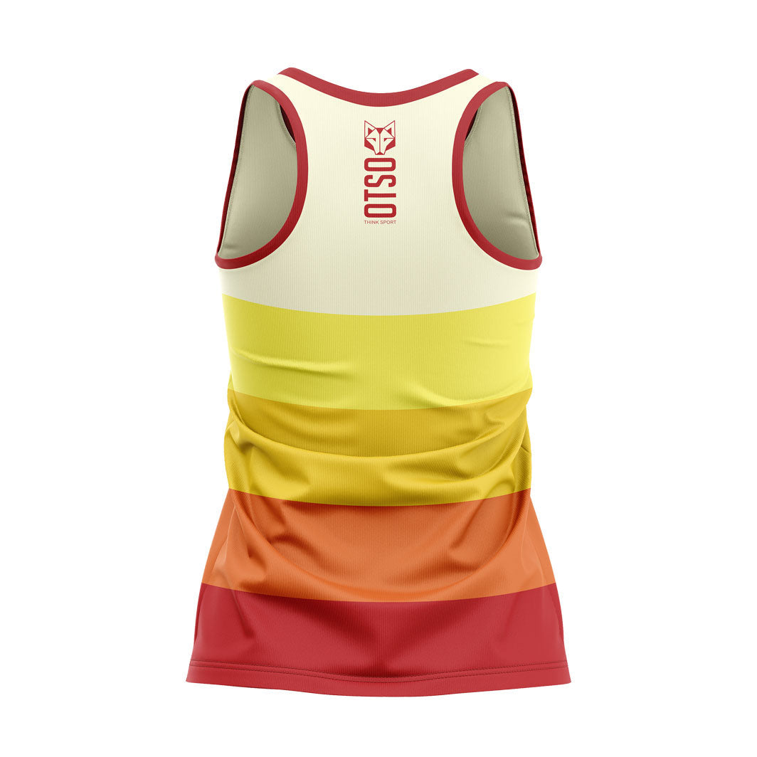 OTSO Damen Lauf-Singlet - Orange – Produktansicht 2