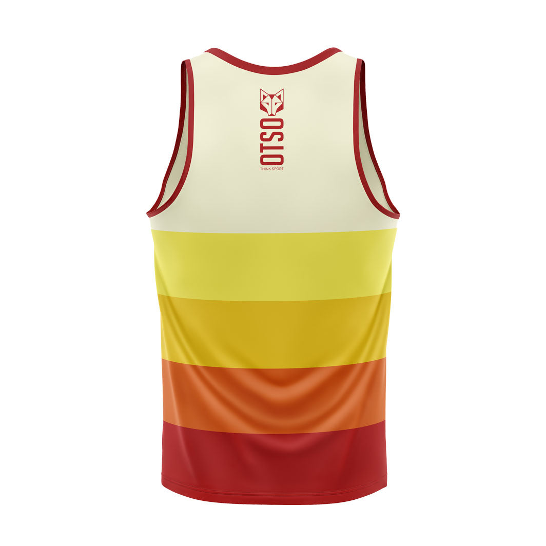 OTSO Herren Lauf-Singlet - Orange – Produktansicht 2