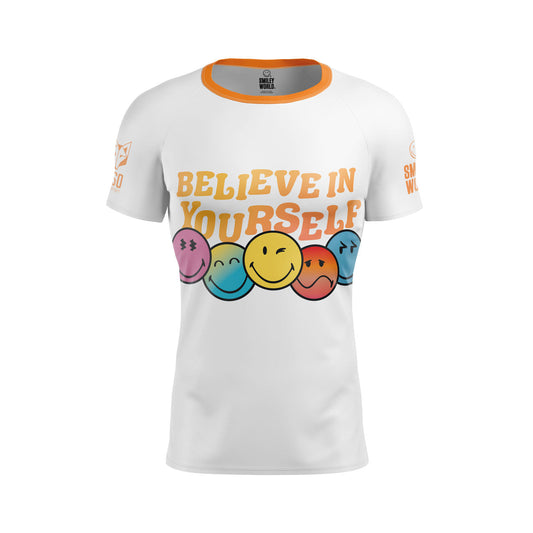 OTSO Herren Kurzarm-Funktionsshirt - S.W.Smiley Believe – Produktansicht