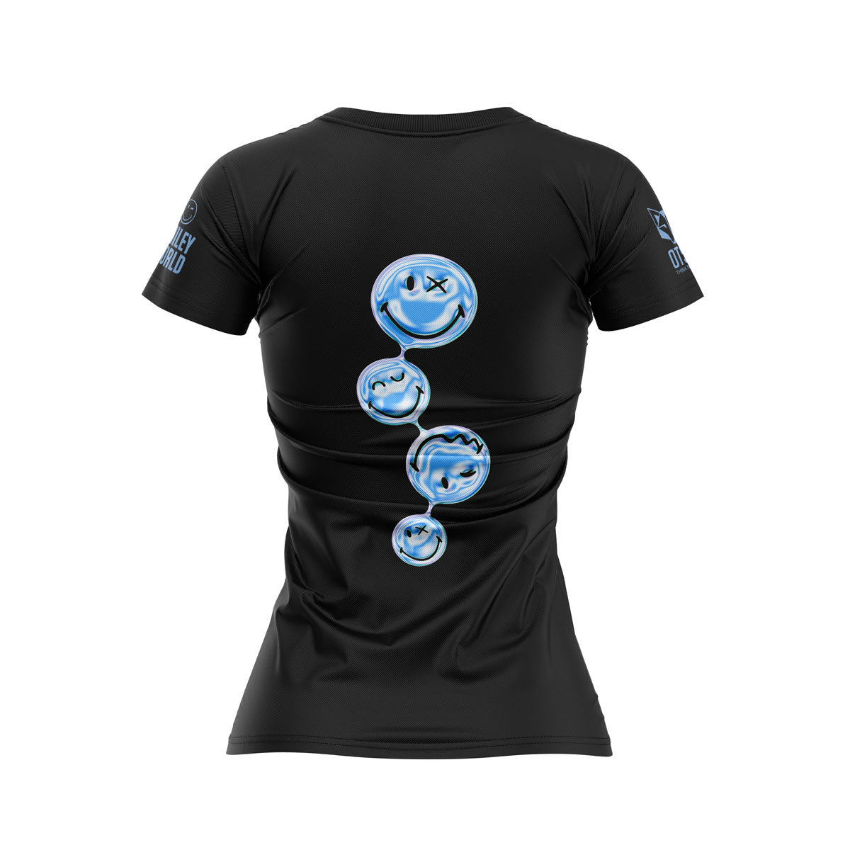 OTSO Damen Kurzarm-Funktionsshirt - S.W.Smiley Connected – Produktansicht 2