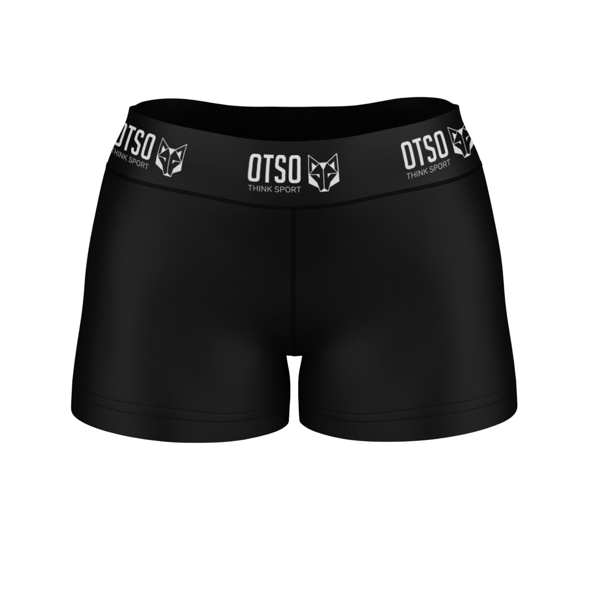 OTSO Damen Sportshorts - Onyx Black – Produktansicht