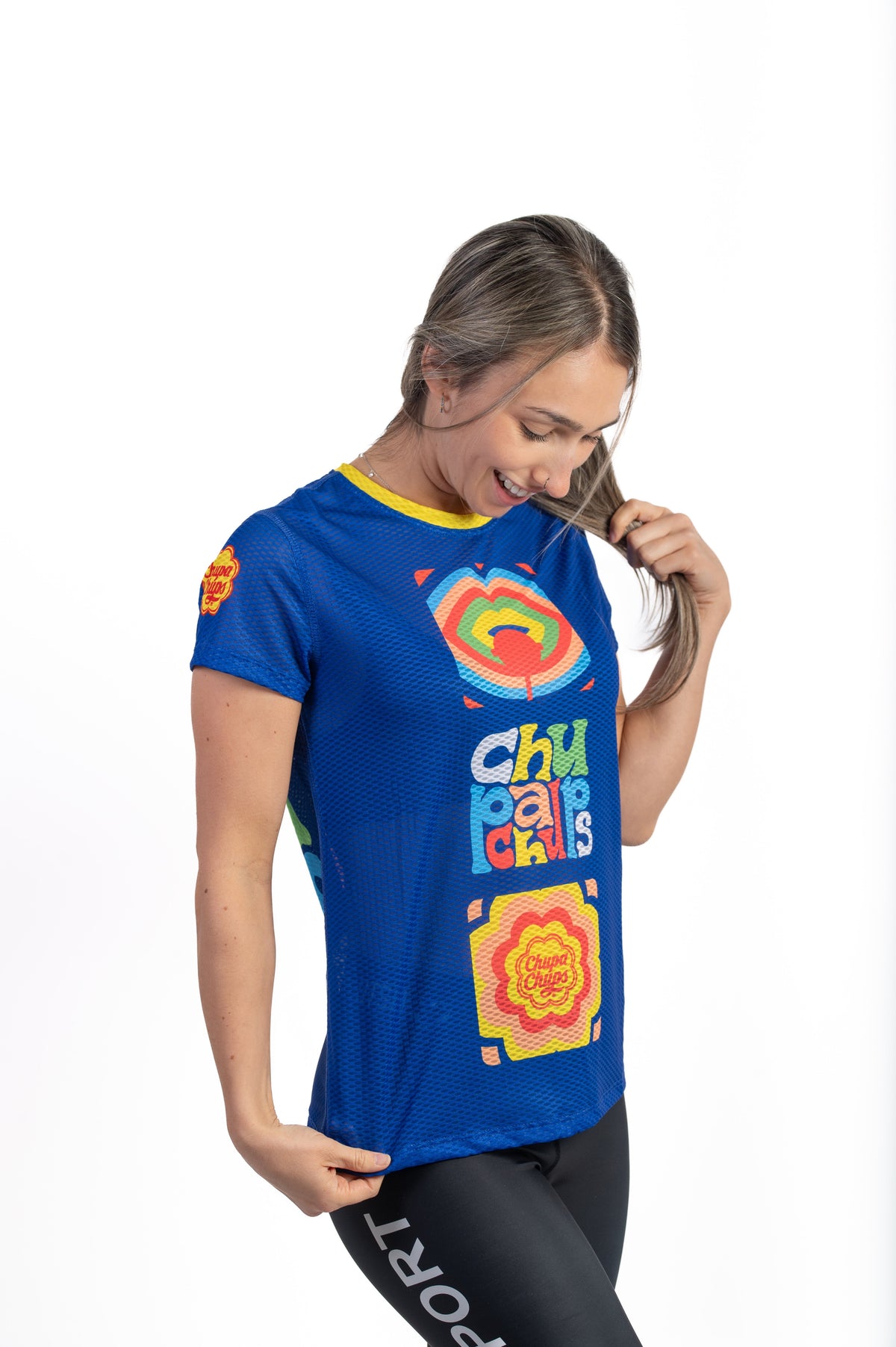 OTSO Damen Kurzarm-Funktionsshirt - Chupa Chups 70'S – Produktansicht 4
