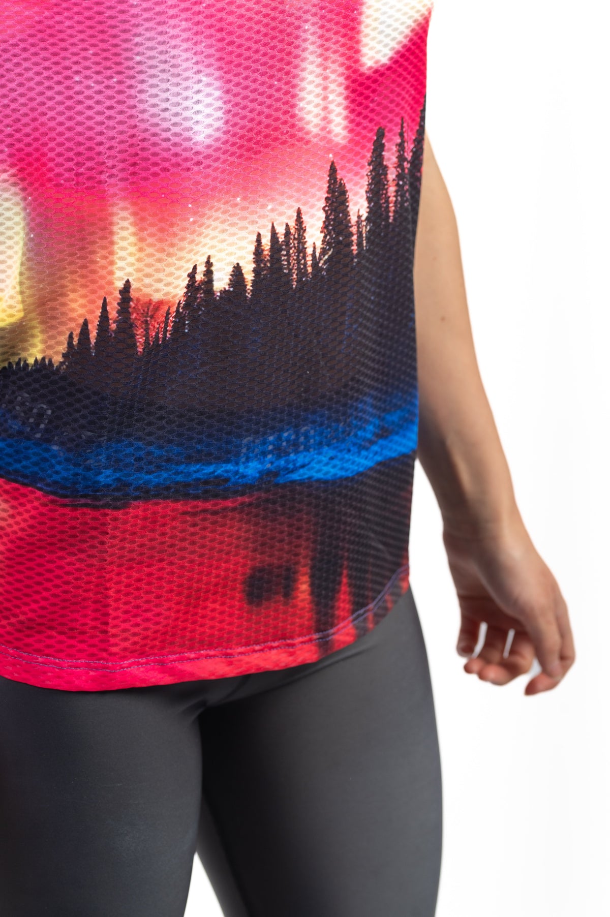 OTSO Damen Kurzarm-Funktionsshirt - Auroras boreales – Produktansicht 11