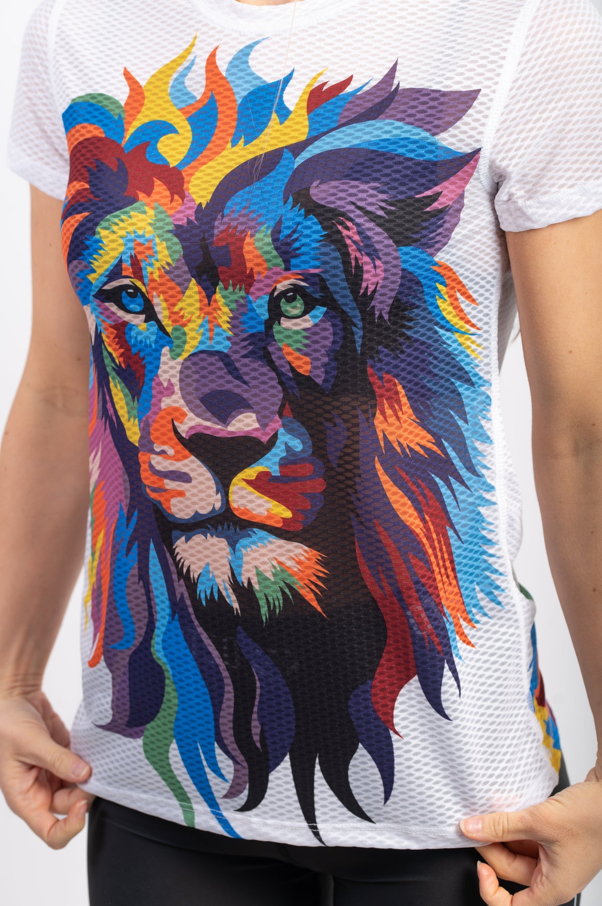 OTSO Damen Kurzarm-Funktionsshirt - Be A Lion – Produktansicht 8