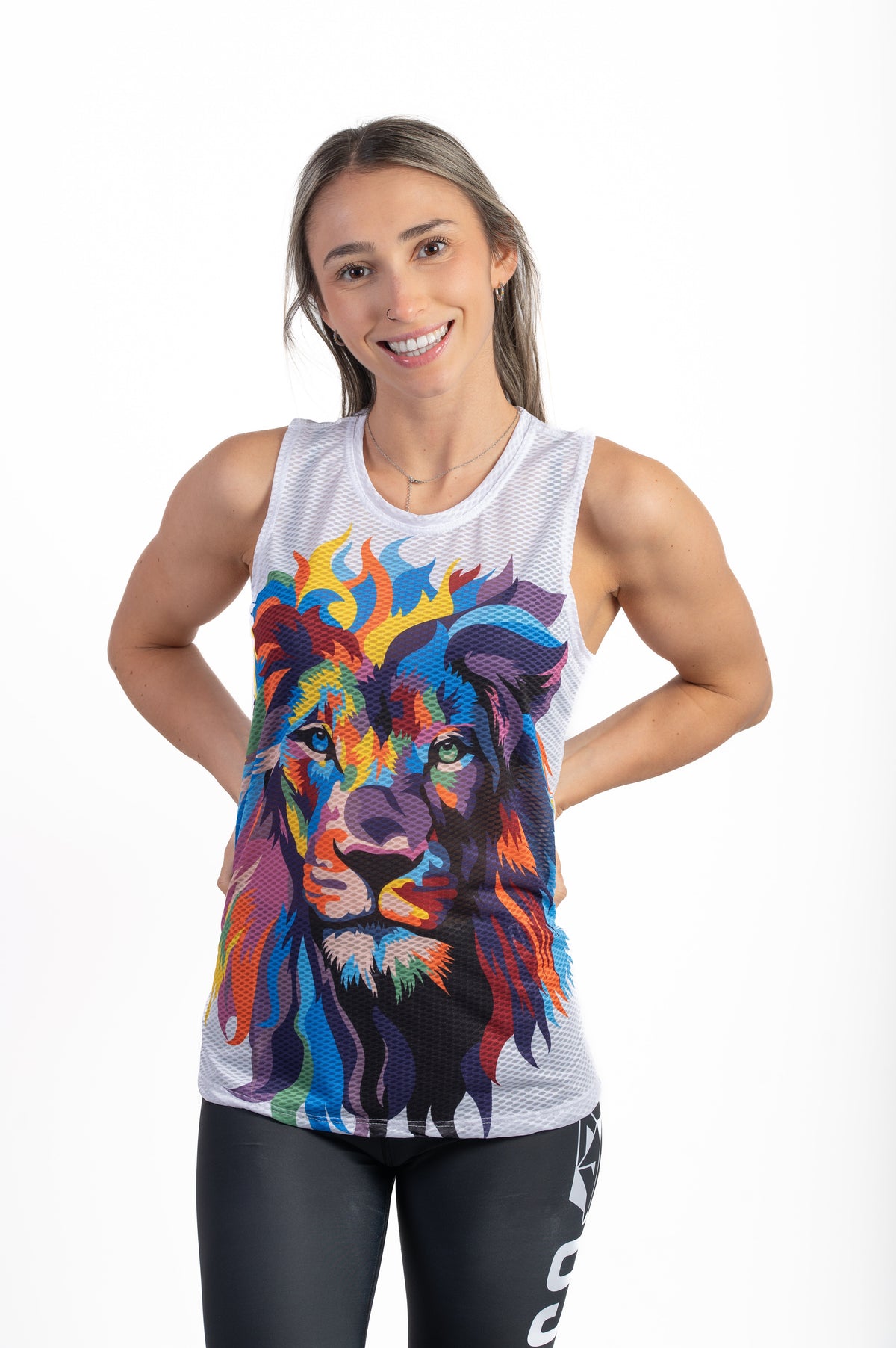 OTSO Damen Lauf-Singlet - Be A Lion – Produktansicht 3
