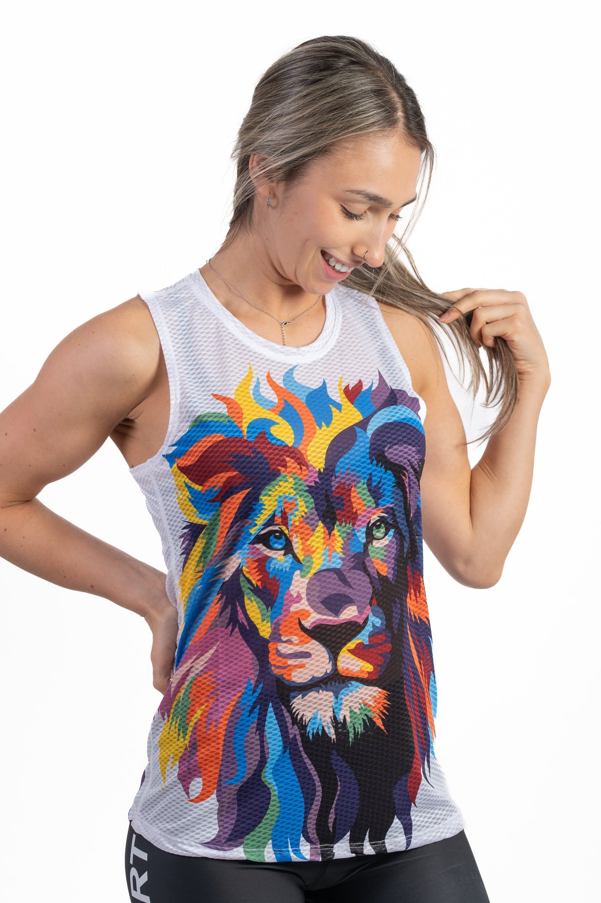 OTSO Damen Lauf-Singlet - Be A Lion – Produktansicht 5