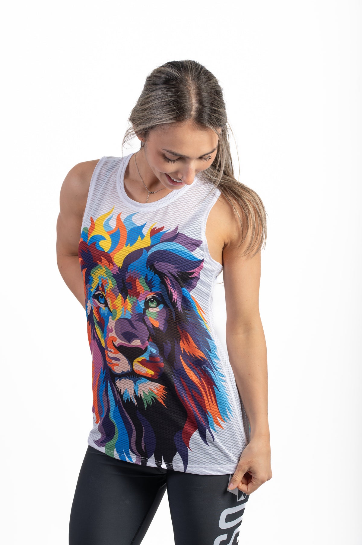 OTSO Damen Lauf-Singlet - Be A Lion – Produktansicht 4