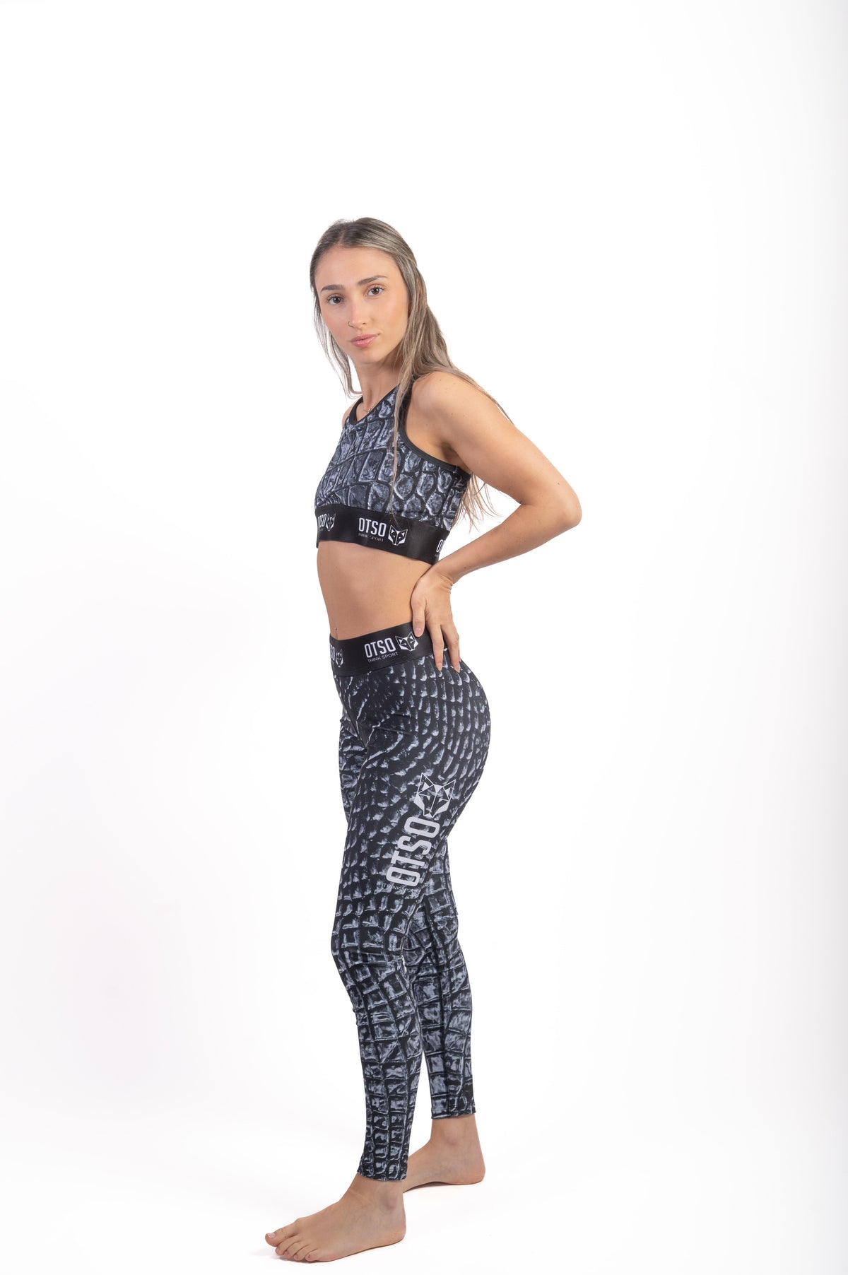 OTSO Damen Sporttop - Black Snake – Produktansicht 4