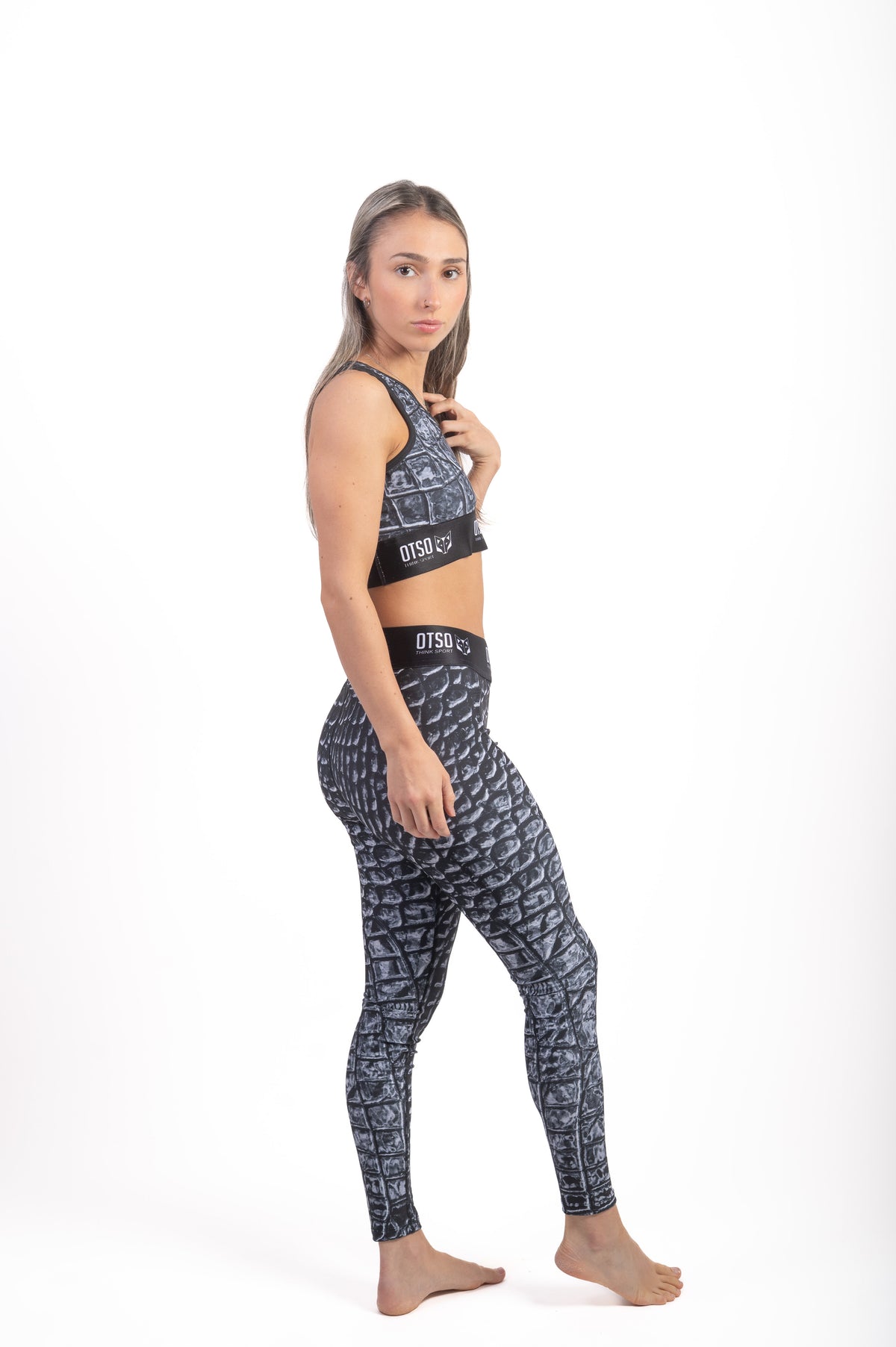 OTSO Damen Sporttop - Black Snake – Produktansicht 5