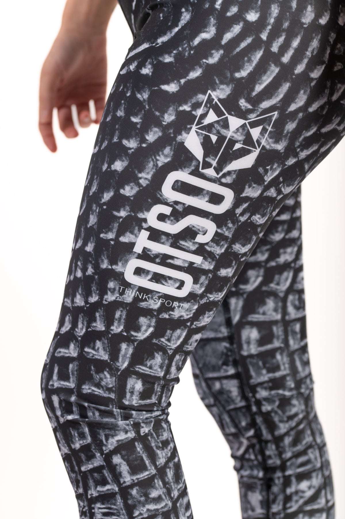 OTSO Damen Sportleggings - Black Snake – Produktansicht 8