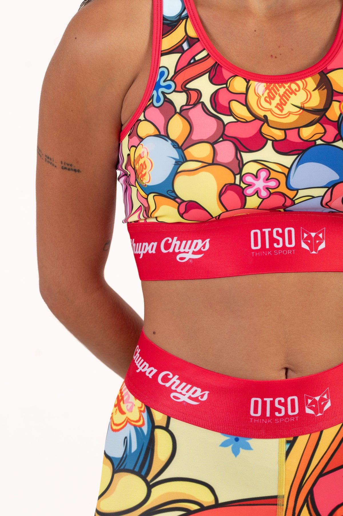 OTSO Damen Sporttop - Chupa Chups Flower – Produktansicht 8
