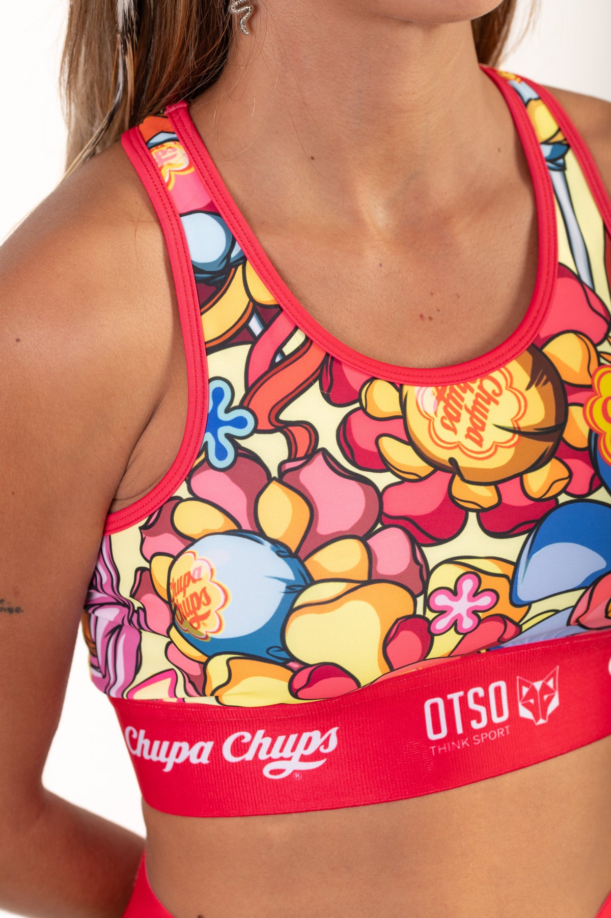 OTSO Damen Sporttop - Chupa Chups Flower – Produktansicht 9