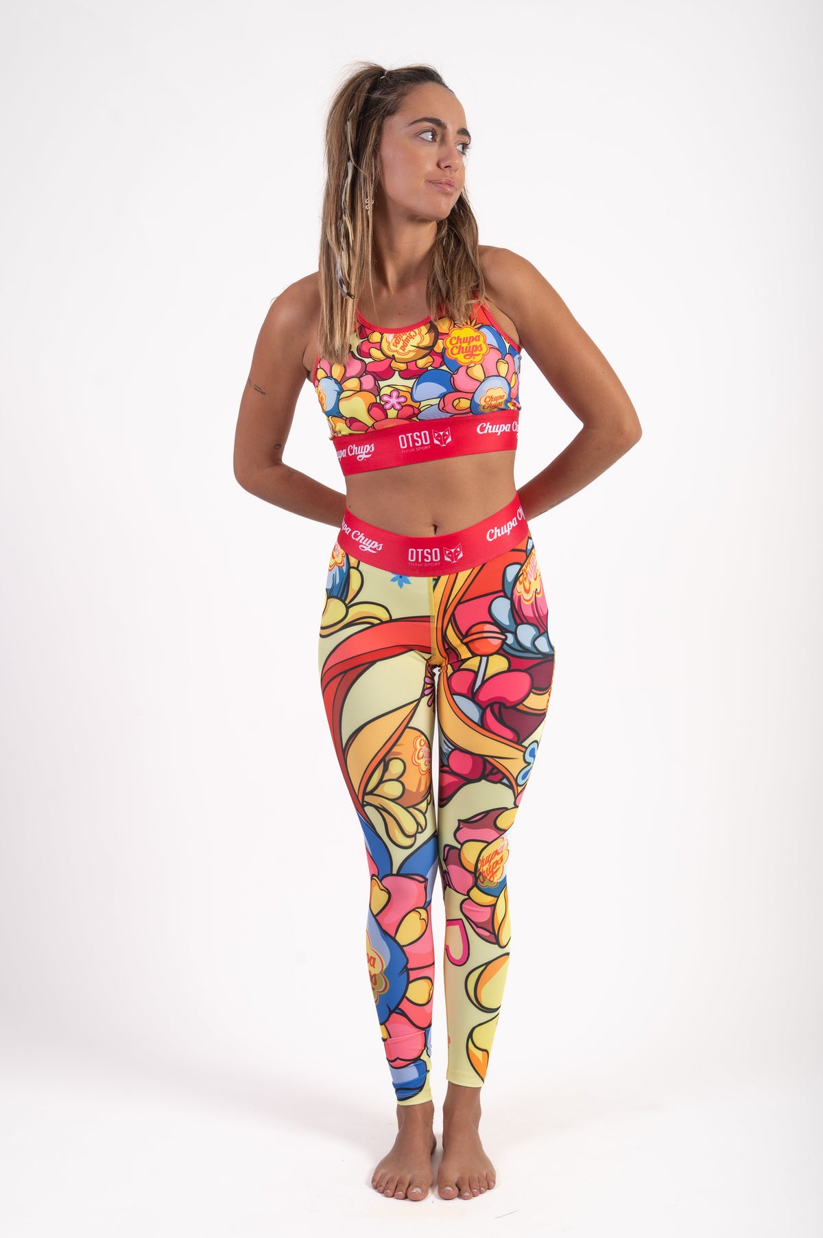 OTSO Damen Sporttop - Chupa Chups Flower – Produktansicht 3