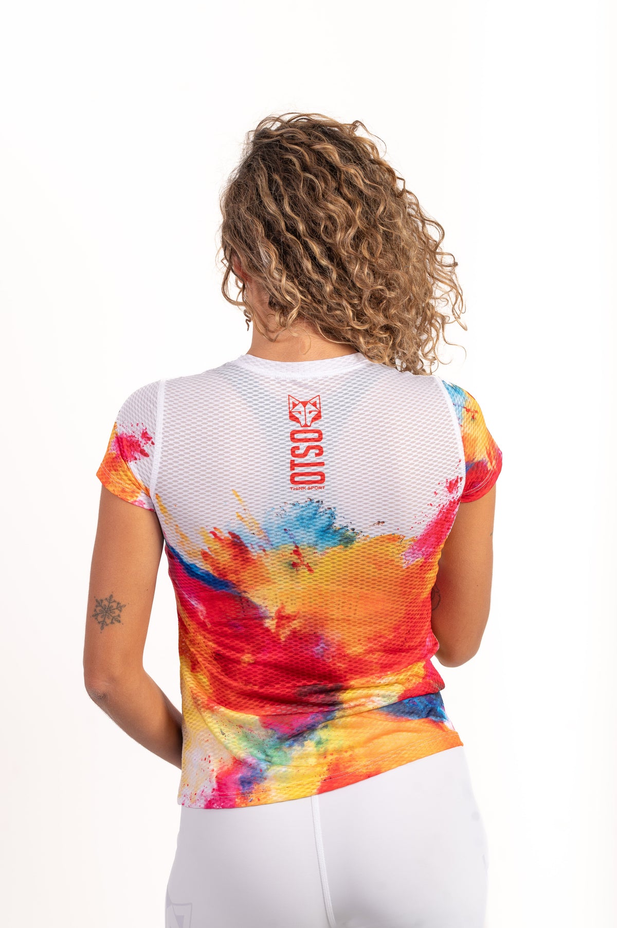 OTSO Damen Kurzarm-Funktionsshirt - Colors – Produktansicht 7