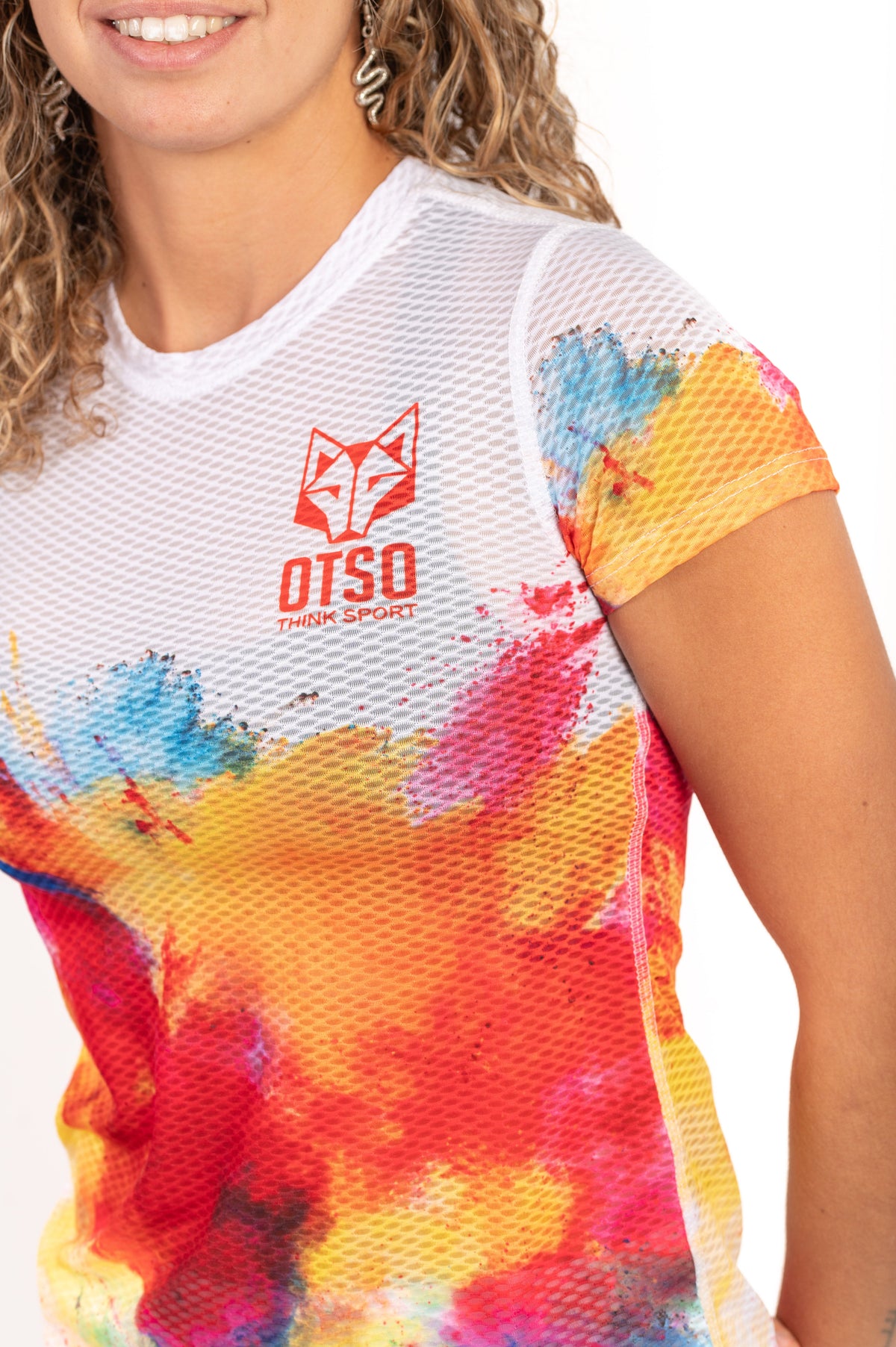 OTSO Damen Kurzarm-Funktionsshirt - Colors – Produktansicht 8