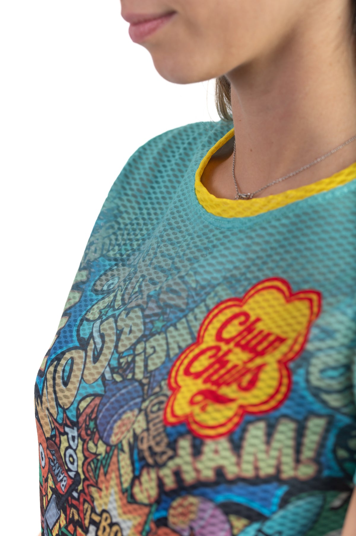 OTSO Damen Kurzarm-Funktionsshirt - Chupa Chups Comic – Produktansicht 10