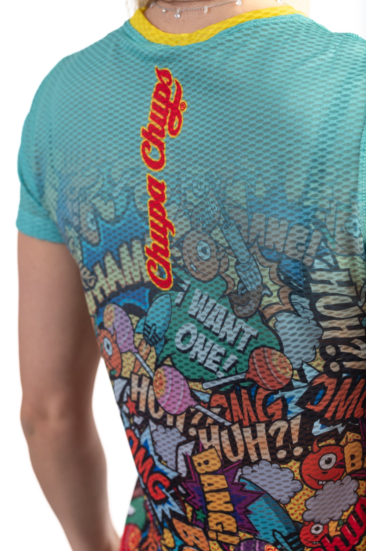 OTSO Damen Kurzarm-Funktionsshirt - Chupa Chups Comic – Produktansicht 11