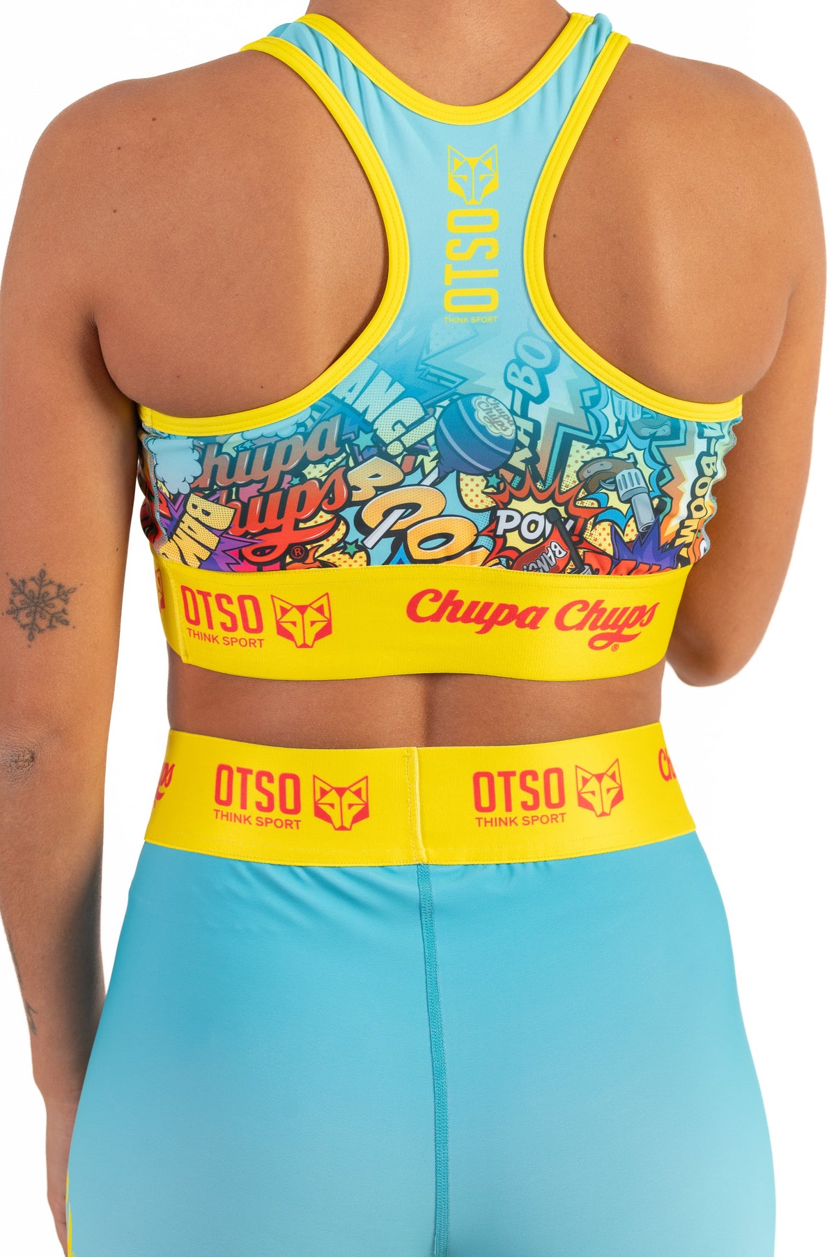 OTSO Damen Sportleggings - Chupa Chups Comic – Produktansicht 11