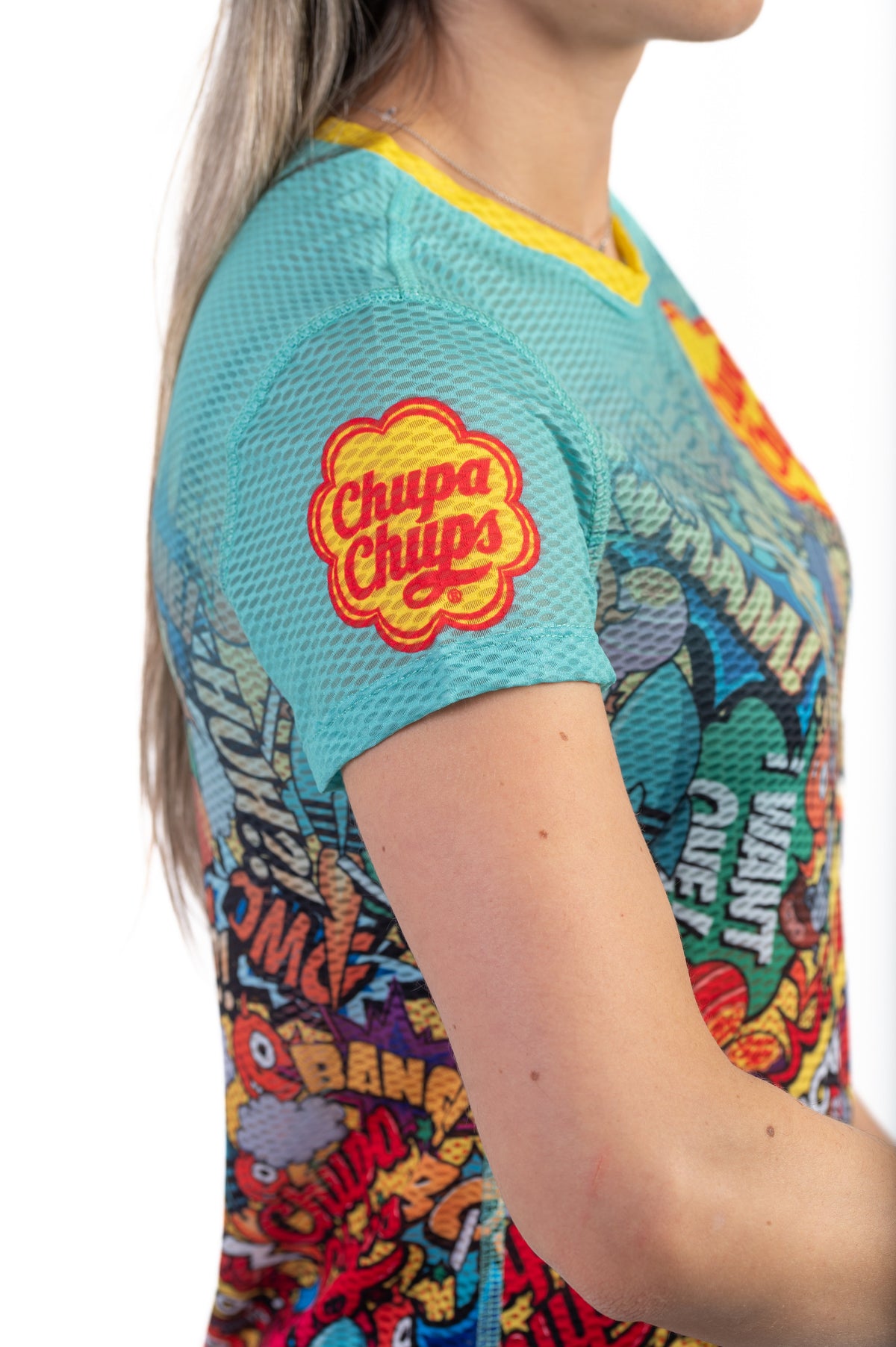 OTSO Damen Kurzarm-Funktionsshirt - Chupa Chups Comic – Produktansicht 12