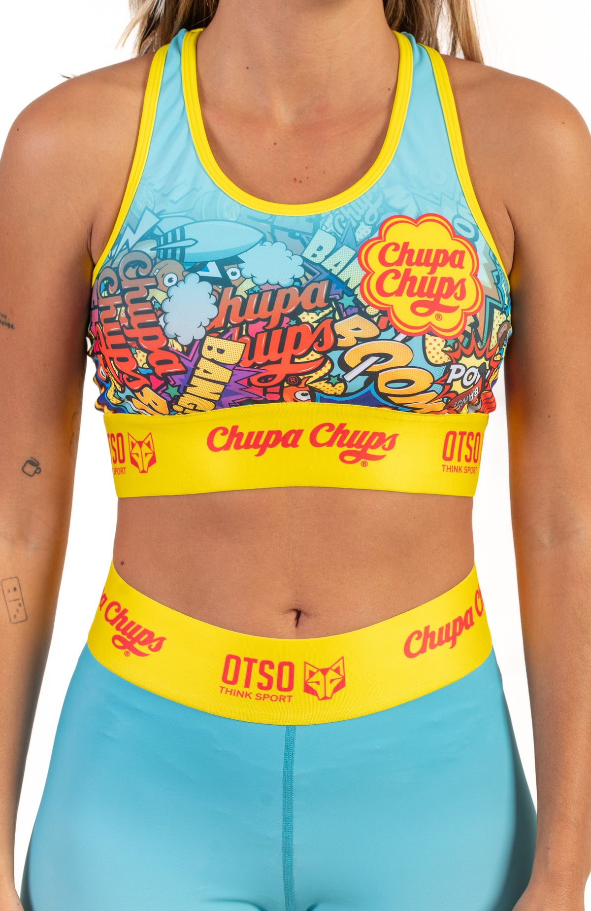 OTSO Damen Sportleggings - Chupa Chups Comic – Produktansicht 12