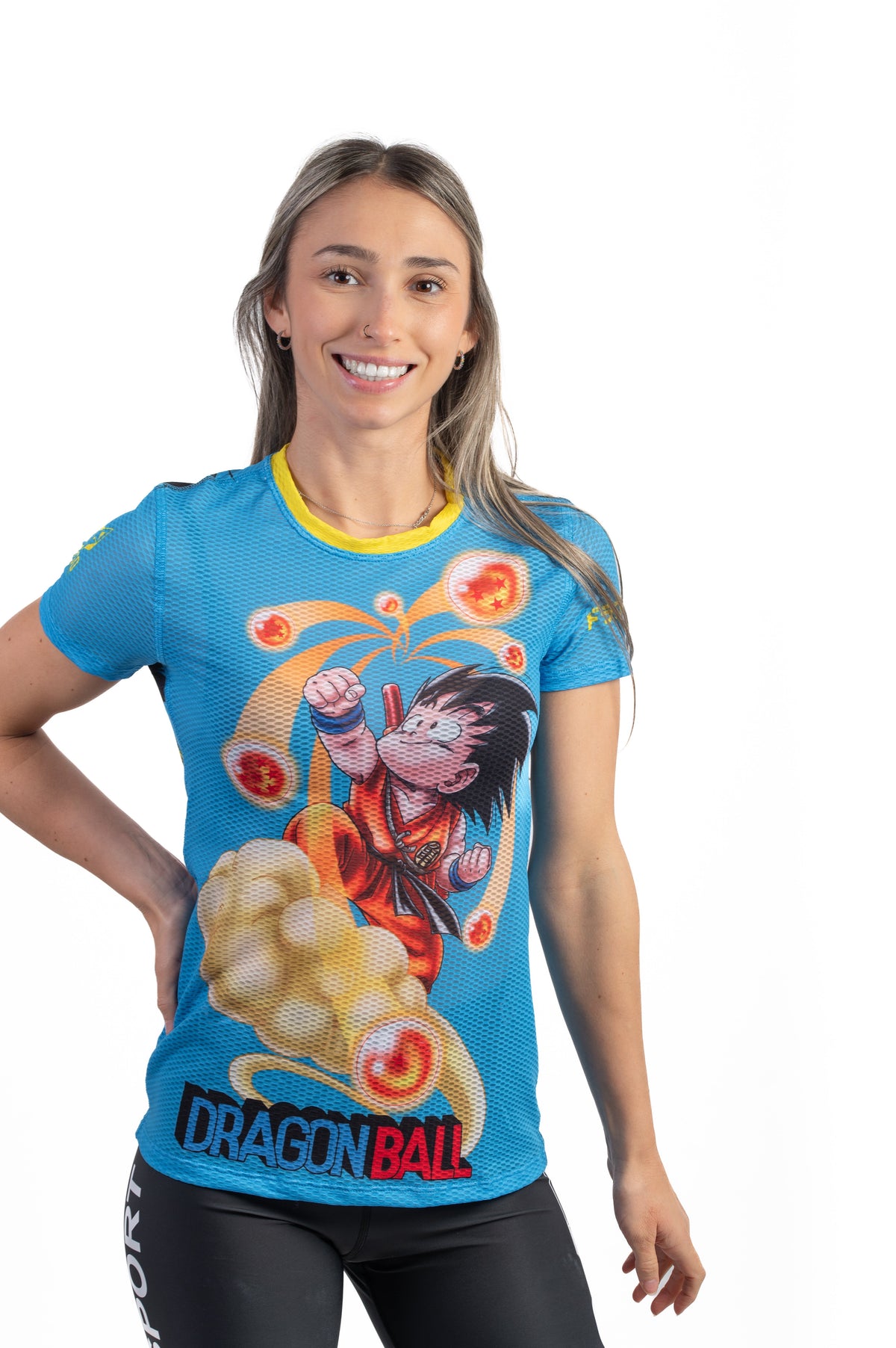 OTSO Damen Kurzarm-Funktionsshirt - Dragon Ball Balls – Produktansicht 3