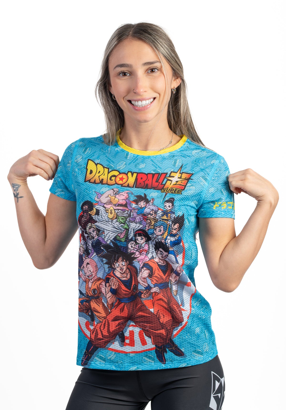 OTSO Damen Kurzarm-Funktionsshirt - Dragon Ball Super Family – Produktansicht 3