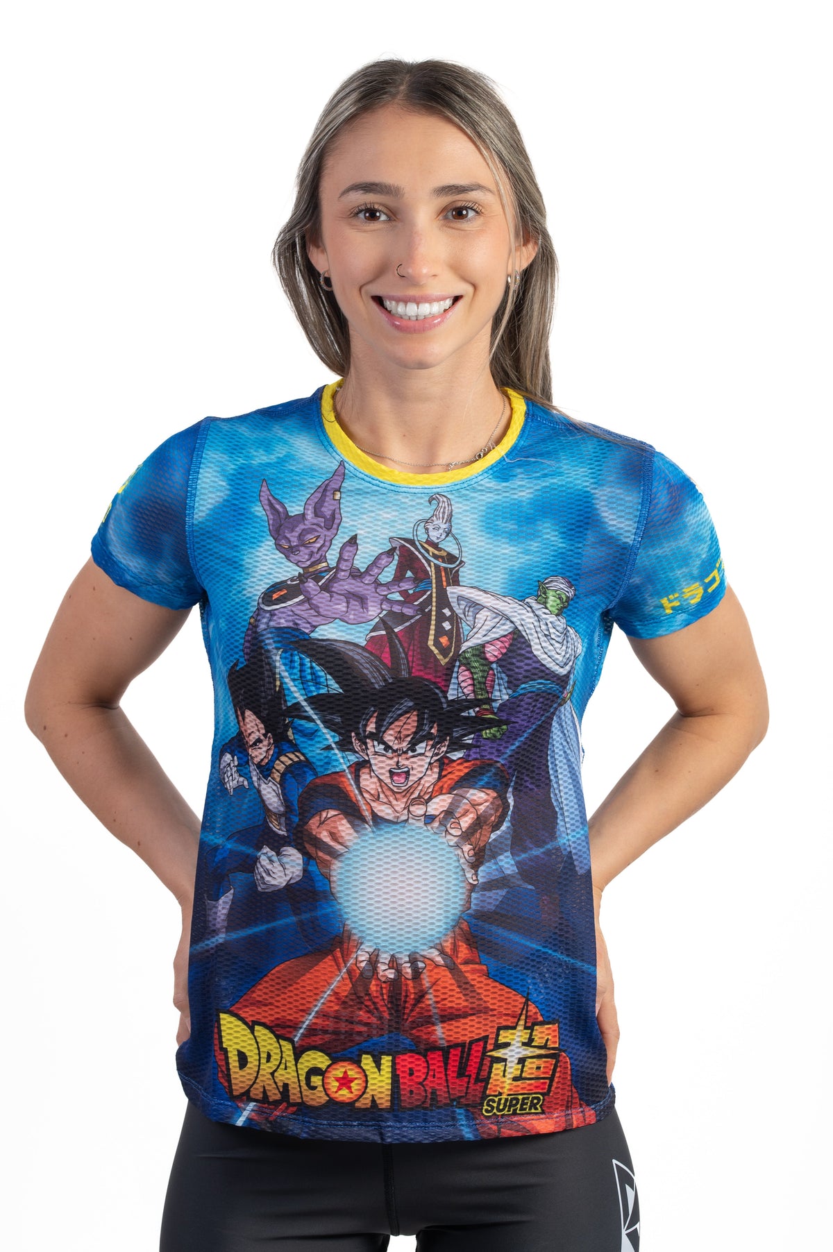 OTSO Damen Kurzarm-Funktionsshirt - Dragon Ball Super Goku Vegeta – Produktansicht 3
