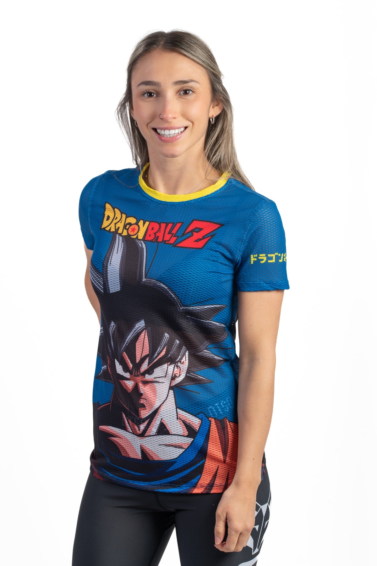 OTSO Damen Kurzarm-Funktionsshirt - Dragon Ball Z Goku – Produktansicht 4